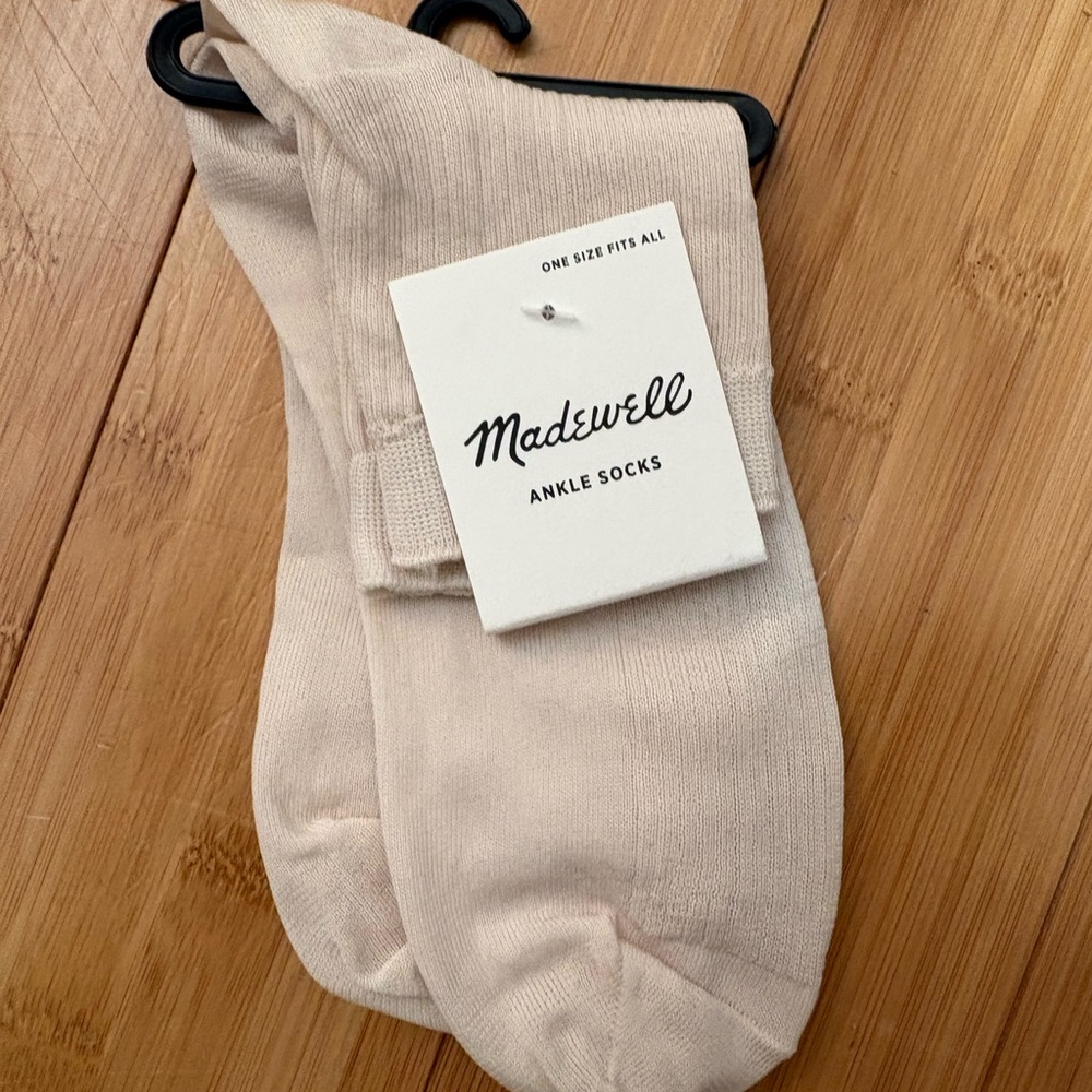 Madewell Beige Ankle Socks